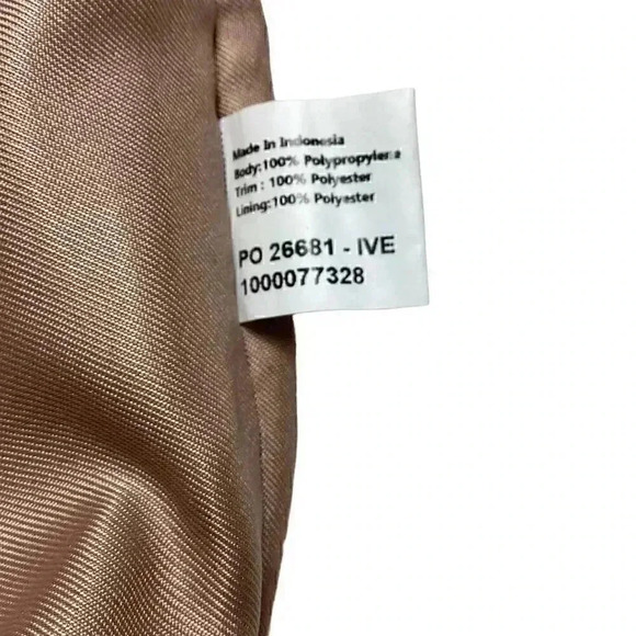 The Sak Mendocino Tote Large Multi Stripe Crochet Double Strap Zip Top Vegan NEW - Picture 12 of 14